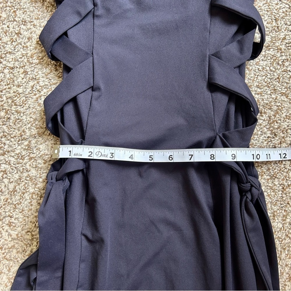 Susana Monaco Revolve Navy Blue Sleeveless Scoop Neck Side Strap Dress XS - Picture 8 of 10